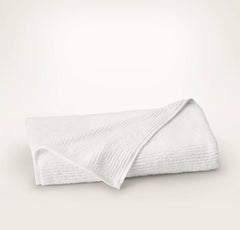 Turkish Ribbed Bath Sheet - White