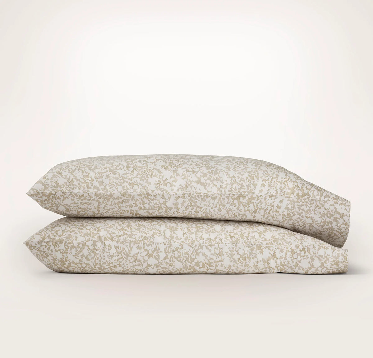 Percale Hemmed Pillowcase Set - Oak Garden