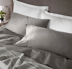 Signature Hemmed Sheet Set - Stone
