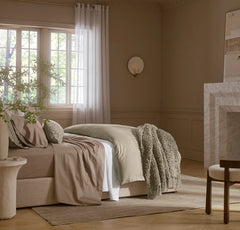 Signature Hemmed Sheet Set - Walnut
