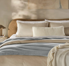 Sunday Knit Pillow Cover - Cream
