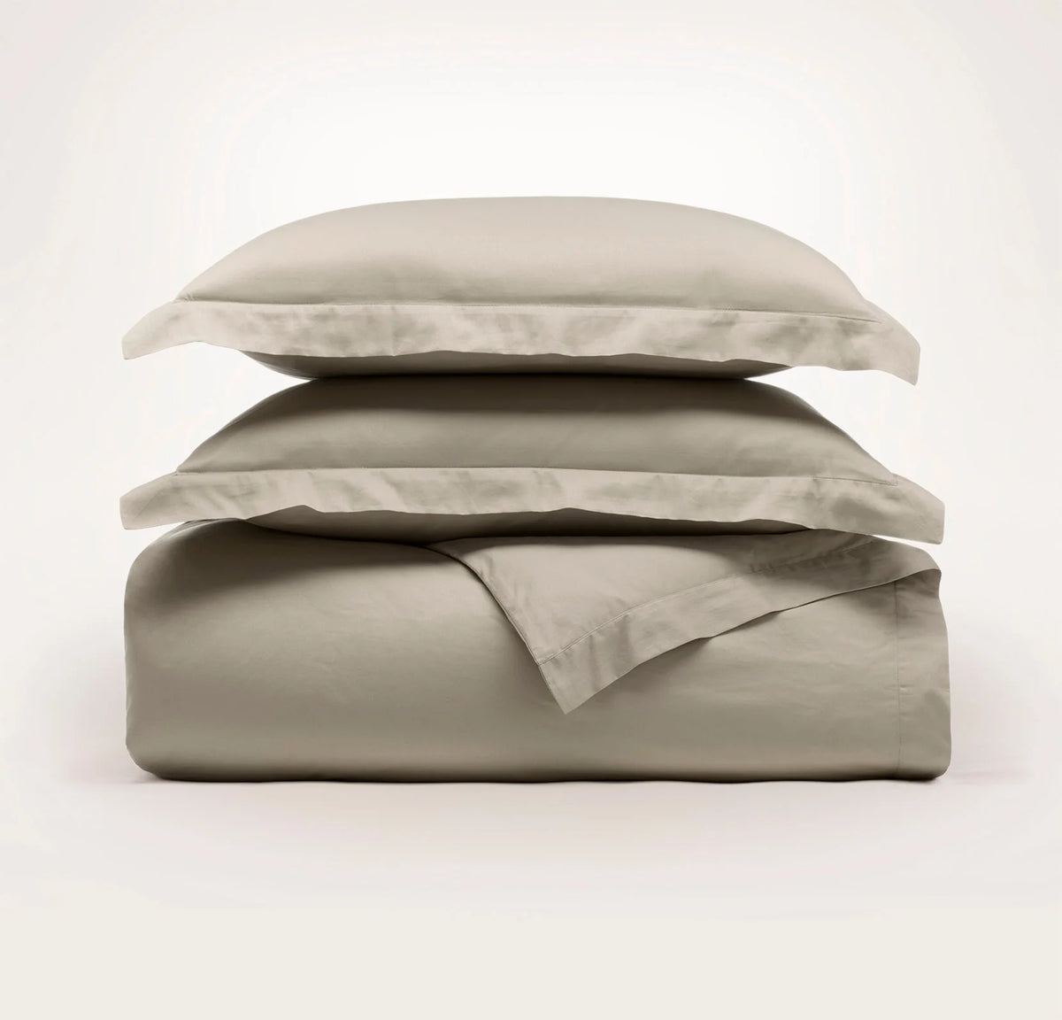 Signature Hemmed Duvet Set - Oak