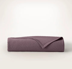 Signature Textured Stitch Quilt - Plum