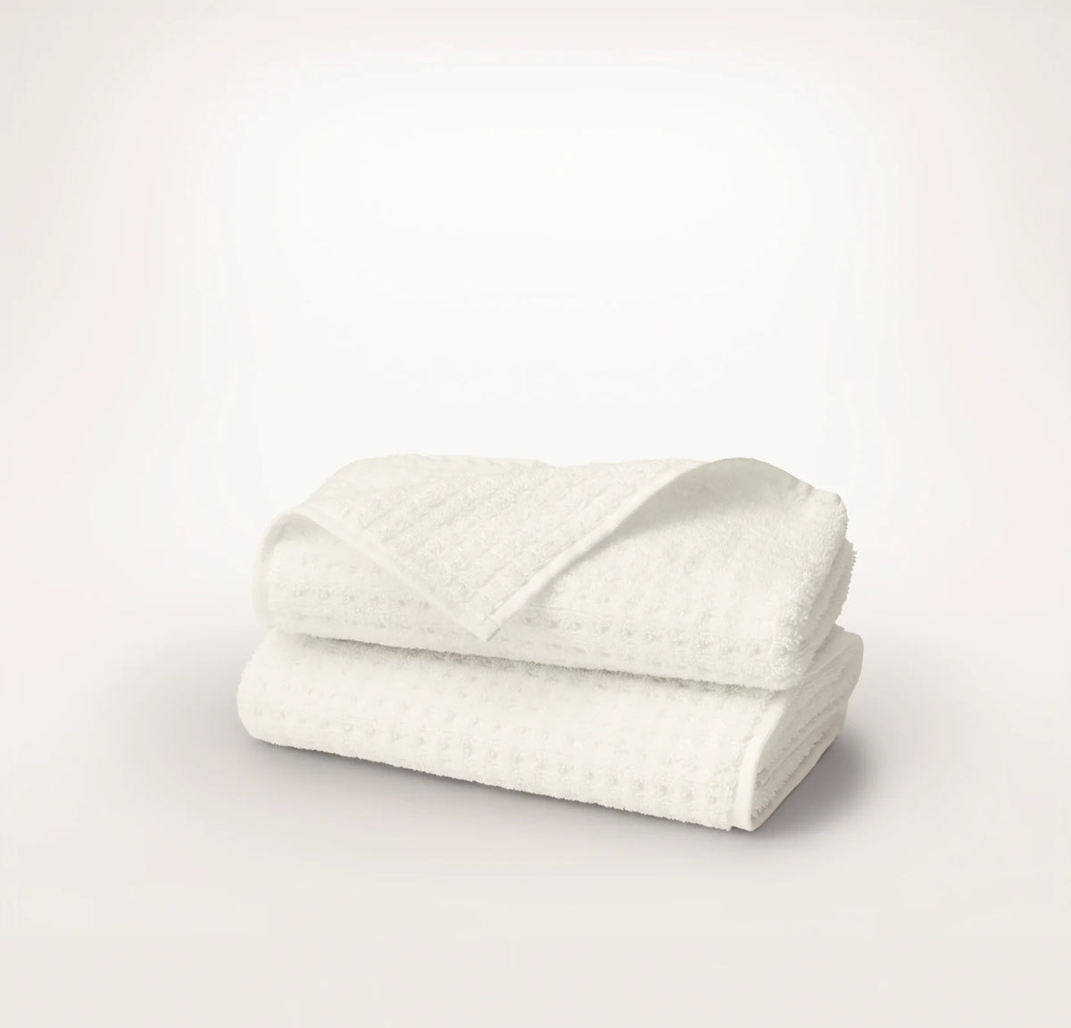 Turkish Waffle Hand Towels (Pair) - Cream