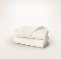 Turkish Waffle Hand Towels (Pair) - Cream