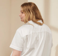 Signature Short Sleeve & Shorts Pajama Set - White