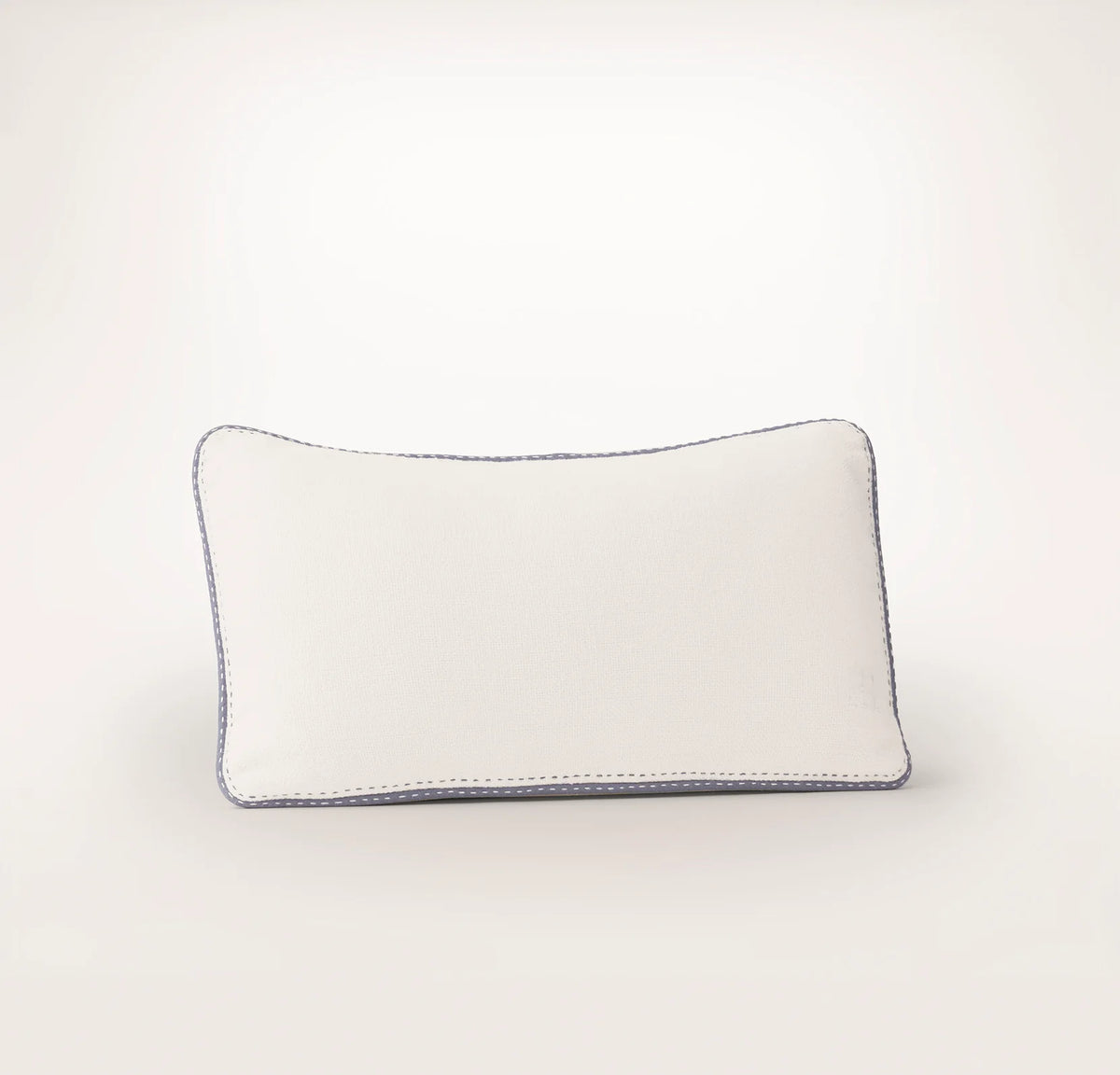 Threadmark Pillow Cover (Petite Lumbar) - Soft White/Melange Bay