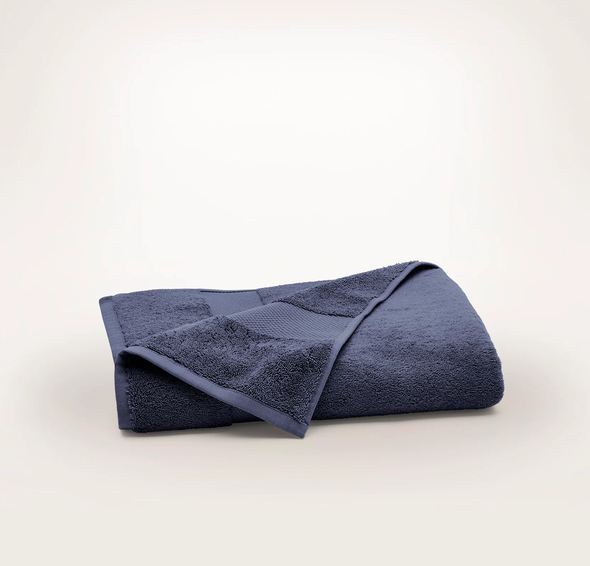Plush Bath Towel - Coastal Navy