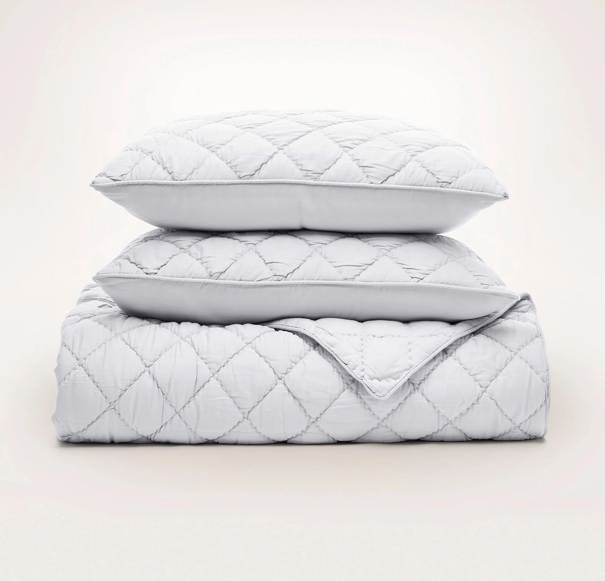 Signature Handstitched Cloud Comforter Set - Sky
