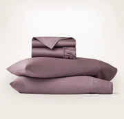 Signature Hemmed Sheet Set - Plum