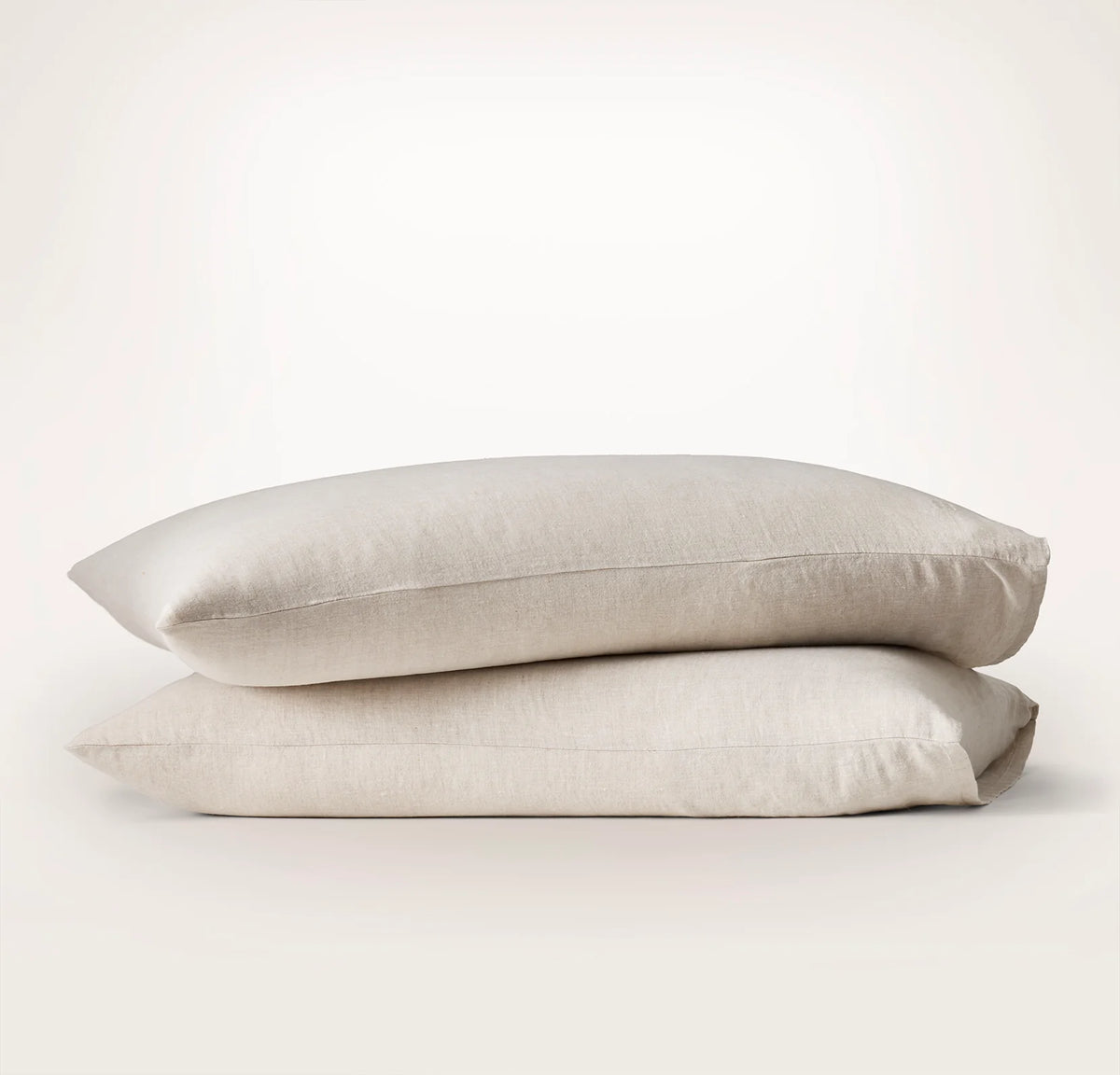 Linen Pillowcase Set - Melange Natural