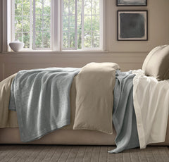 Modern Crochet Bed Blanket - Shore
