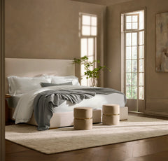 Waffle Bed Blanket - Pewter