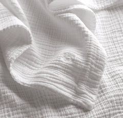 Dream Baby Blanket - White/White Picot