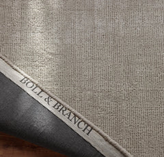 Two-Tone Ribbed Rug - Pewter/Mist
