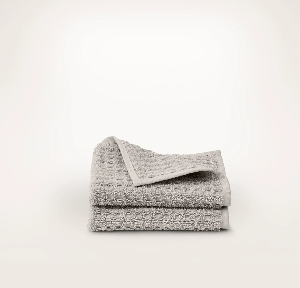 Turkish Waffle Washcloths (Pair) - Pewter