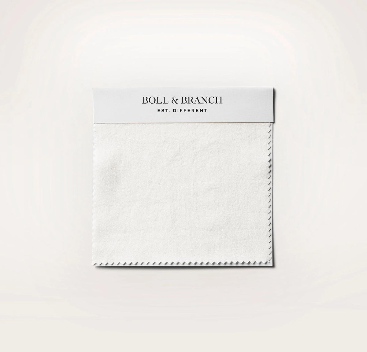 Percale Vintage Washed Fabric Swatch - Vintage White