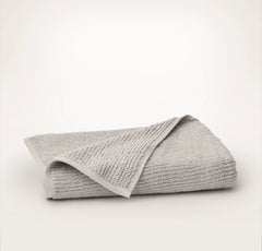 Turkish Ribbed Bath Towel - Pewter
