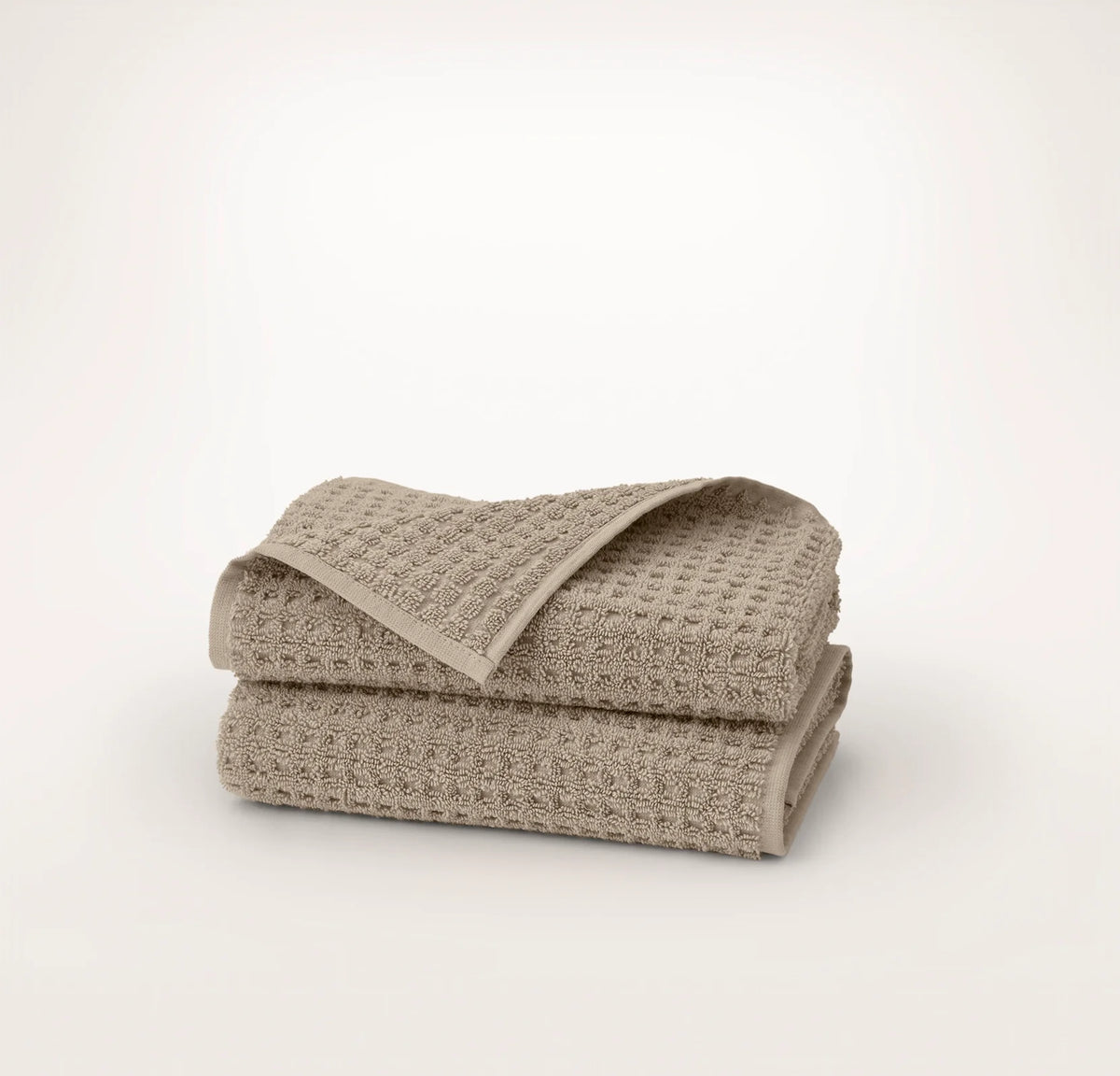 Turkish Waffle Hand Towels (Pair) - Oak