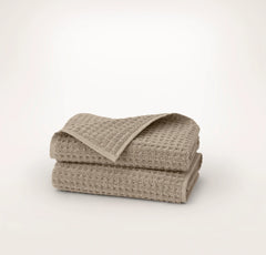 Turkish Waffle Hand Towels (Pair) - Oak