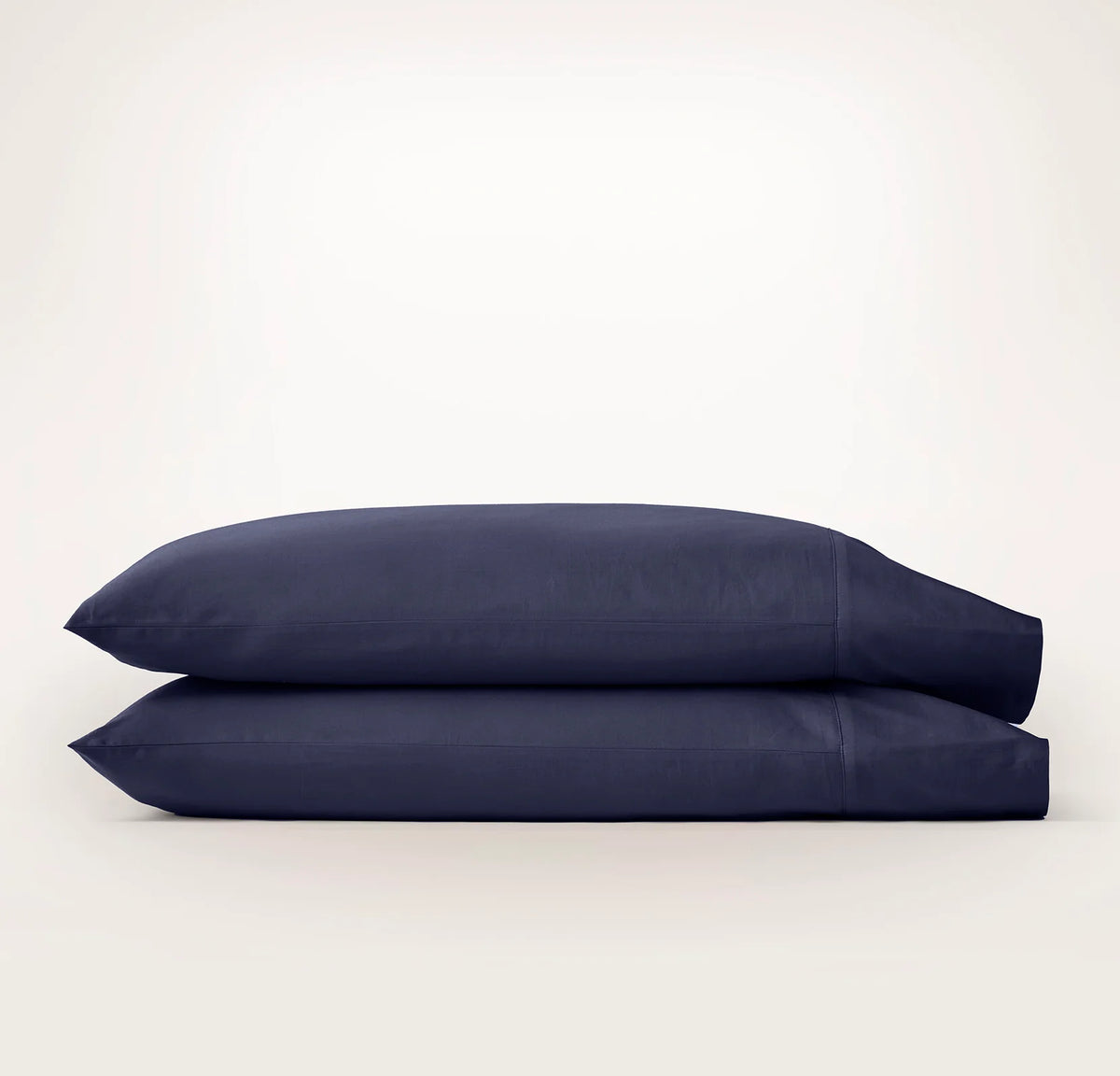Percale Hemmed Pillowcase Set - Coastal Navy