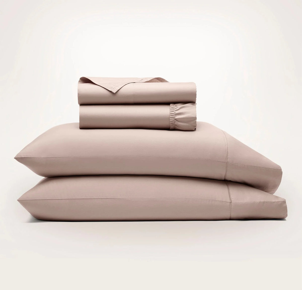 Signature Hemmed Sheet Set - Dusty Rose