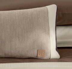Court Knit Pillow Cover - Heathered Oatmeal
