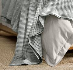 Waffle Bed Blanket - Shore