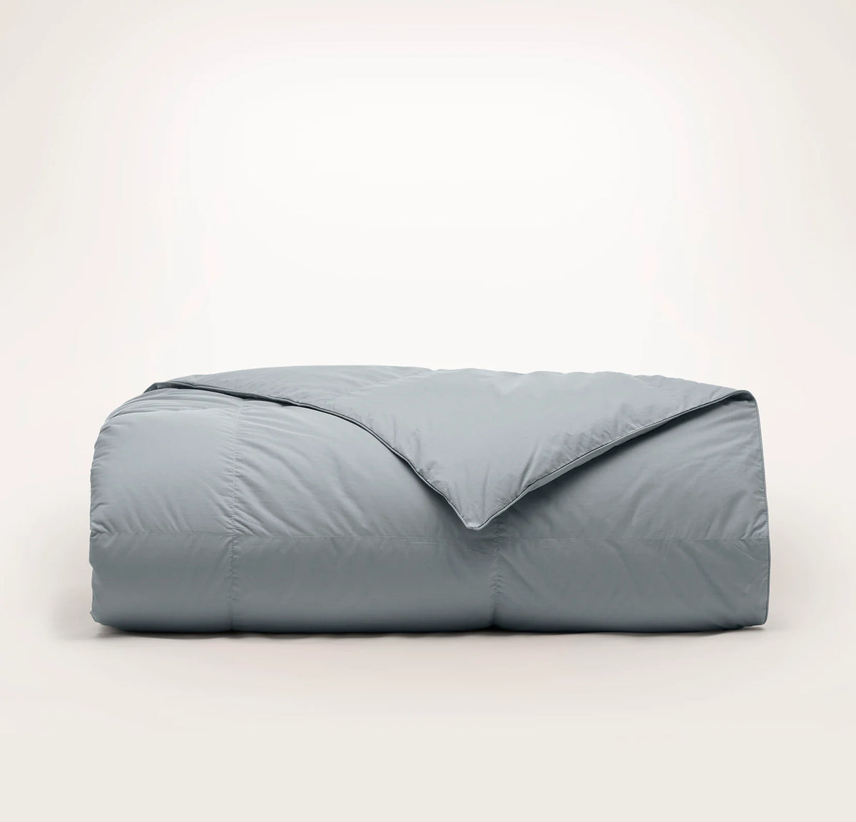 Percale Quilted Down Alternative Comforter - Bluestone