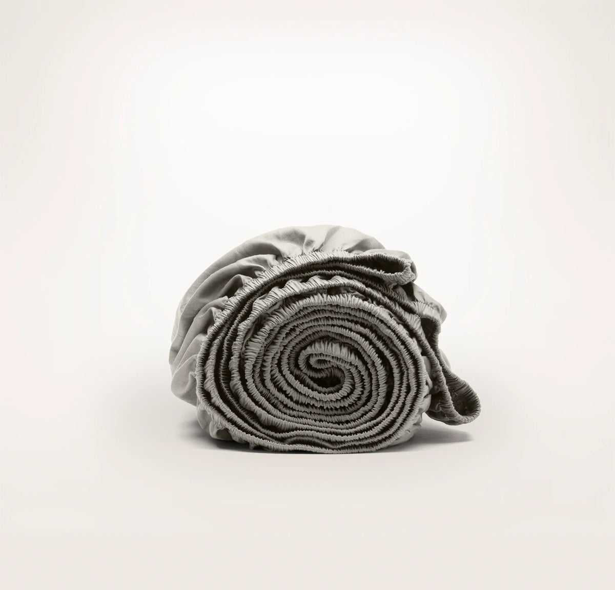 Percale Hemmed Fitted Sheet - Pewter
