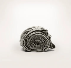Percale Hemmed Fitted Sheet - Pewter