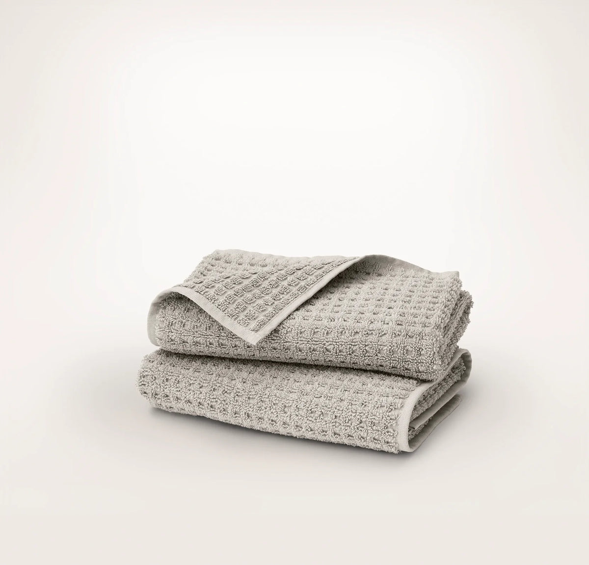 Turkish Waffle Hand Towels (Pair) - Pewter