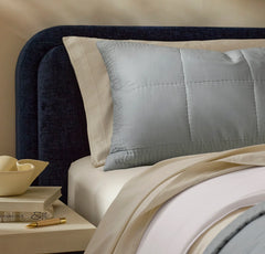 Signature Handstitched Quilted Sham - Shore