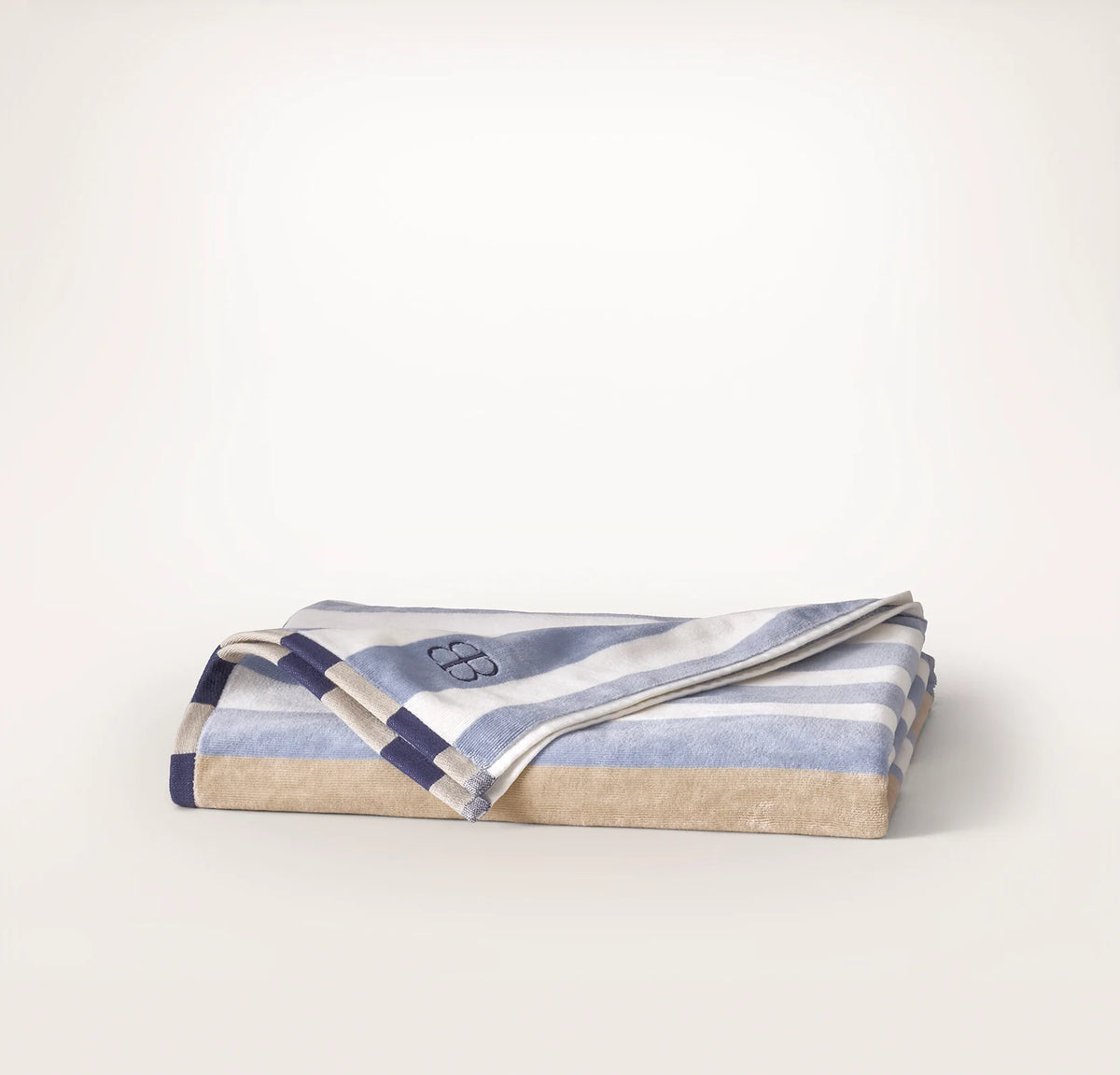 The Beach Towel - Hydrangea Harbor Stripe