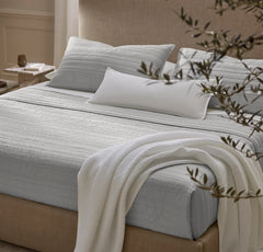 Signature Stripe Quilt Set - Mist
