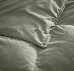 Percale Quilted Down Alternative Comforter - Sageleaf