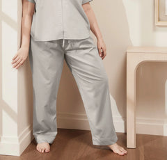 Signature Short Sleeve & Pants Pajama Set - Pewter