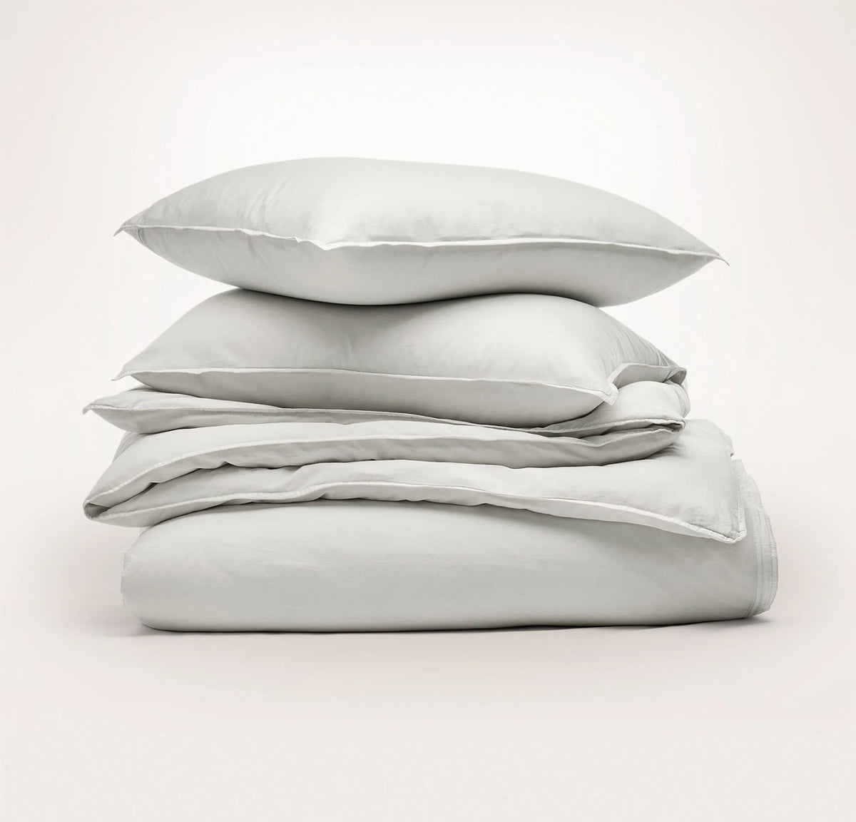 Signature Vintage Washed Duvet Set - Vintage Mist
