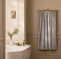 Turkish Ultra Plush Bath Sheet - Pewter