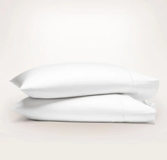 Signature Embellished Pillowcase Set - White/White Embroidered