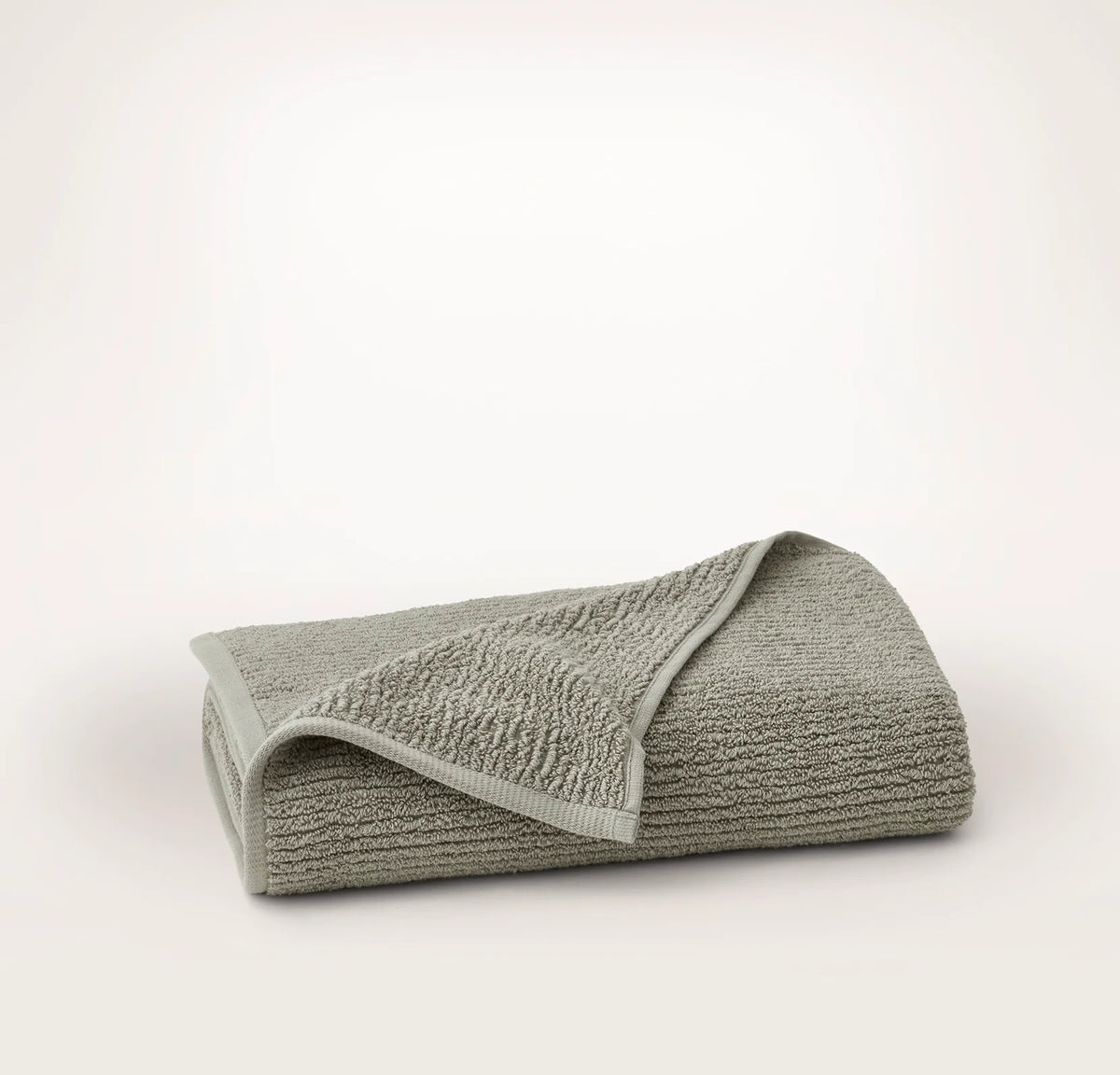 Turkish Ribbed Bath Towel - Sageleaf