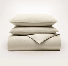 Ottoman Rib Duvet Set - Sand