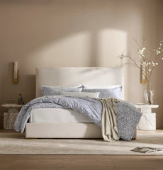 Percale Hemmed Duvet Set - Bay Garden