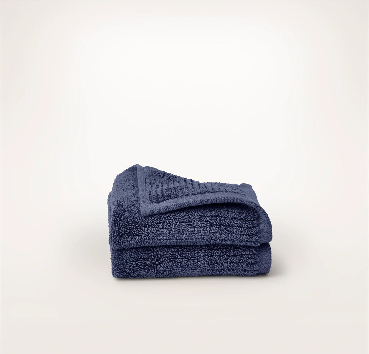 Turkish Ultra Plush Washcloths (Pair) - Coastal Navy