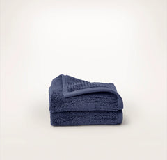 Turkish Ultra Plush Washcloths (Pair) - Coastal Navy