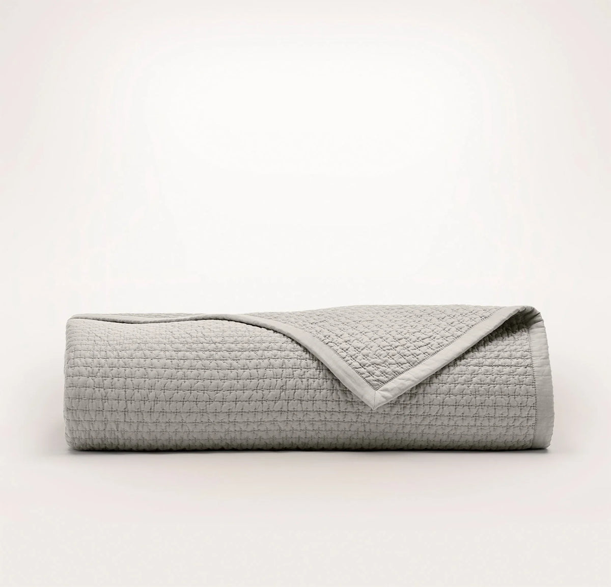 Signature Textured Stitch Quilt - Pewter
