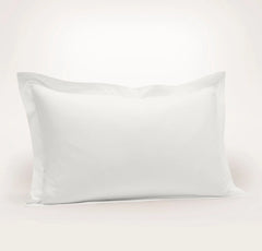 Signature Hemmed Sham - White