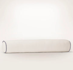Threadmark Pillow Cover (Bolster) - Soft White/Melange Bay