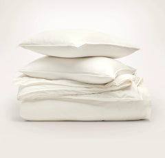Signature Vintage Washed Duvet Set - Vintage Cream