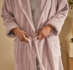 Turkish Ultra Plush Robe - Dusty Rose